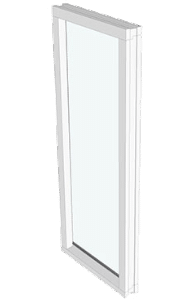 Foto van een glaskozijn