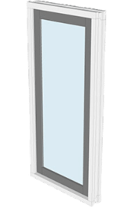 Glas aan de buitenzijde