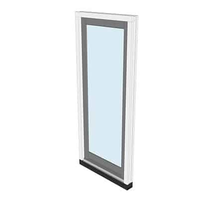 Vaste deur met binnensponning