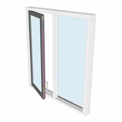 Draairaam met zijlicht rechts