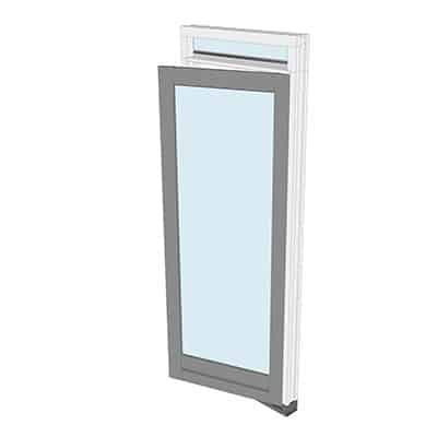 Tuindeur met bovenlicht