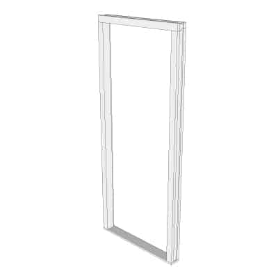 Binnendeur kozijn stomp buitendraaiend